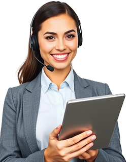 Atendente Bolt com headset